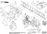 Bosch 0 602 490 460 EXACT 2 Cordless Screw Driver Spare Parts